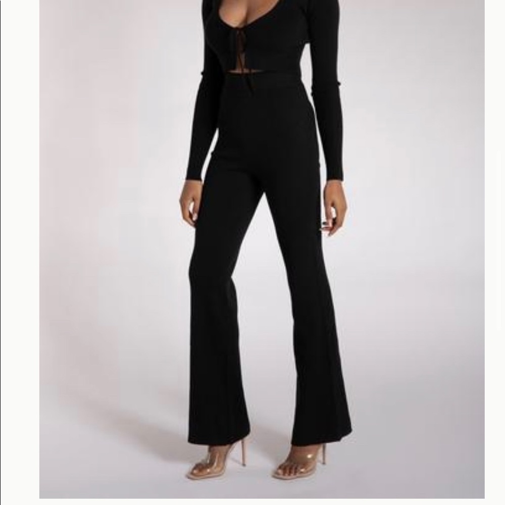 Meshki Alex rib kind wide leg pants